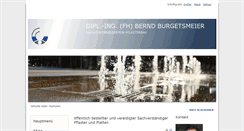 Desktop Screenshot of burgetsmeier.de